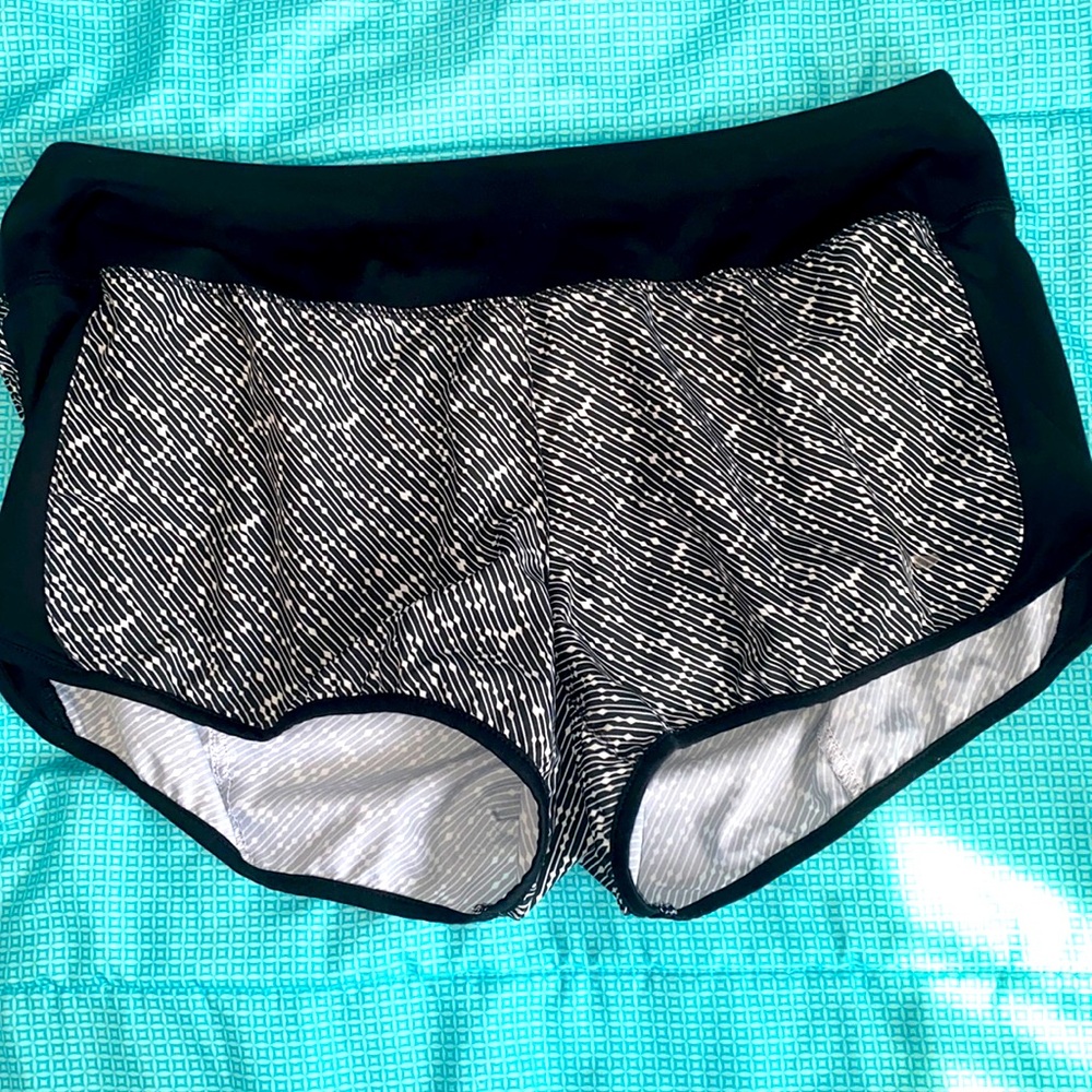 Nike Black and white running shorts